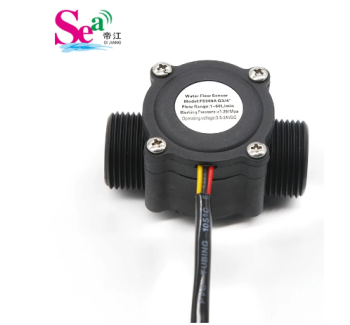 FS300A 6分水流量传感器 G3/4高精度霍尔流量计 海水耐腐蚀流量计