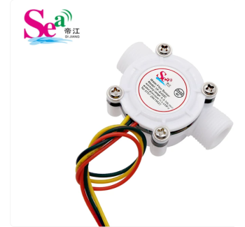 S402C G3/8 热水器饮水机流量计 霍尔传感器 3分螺牙流量传感器