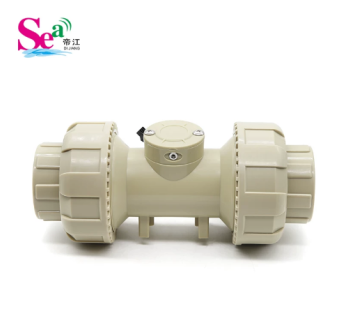ZJPPH DN40 DN50 水流量传感器PPH耐高温耐腐蚀流量计大管径农田灌溉
