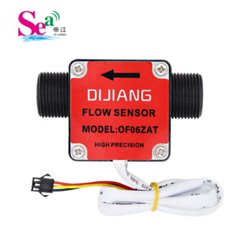 OF06ZAT DN20 Gear Flow Meter, Liquid Flow Sensor for Milk, Honey and Chemical Oil Measurement