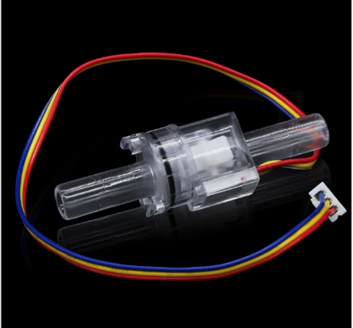 TM03 3/8 Inch Quick Connect Dijiang Transparent Visible Water Flow Sensor for Coffee Maker, Water Dispenser and RO Water Machine